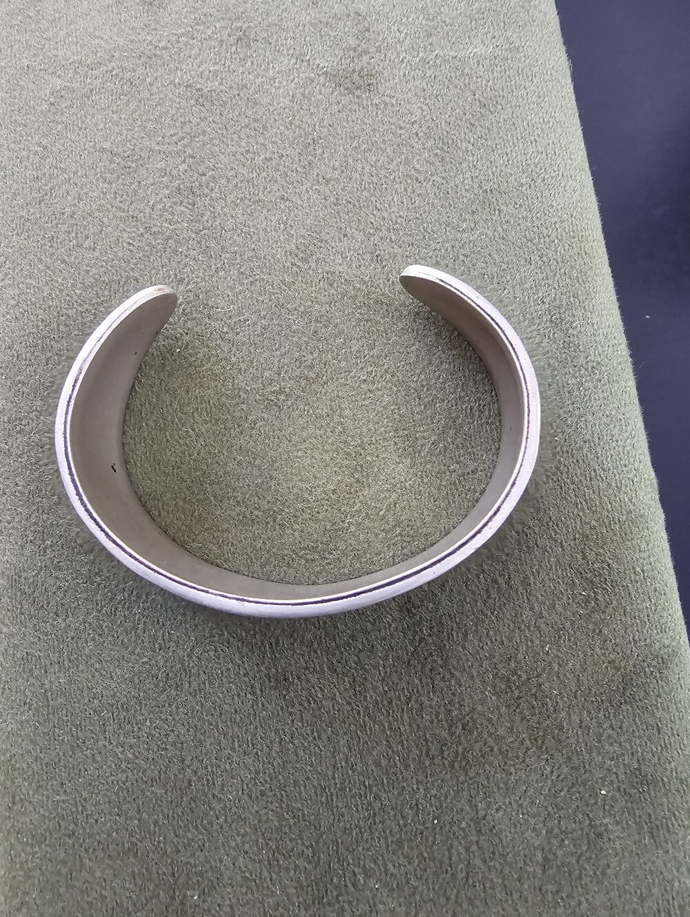 Vintage Alpaca Mexico Silver Cuff Bracelet - Picture 6 of 6